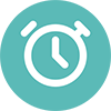 Icono de cron&oacute;metro que simboliza el tiempo perdido