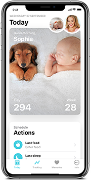 Aplicaci&oacute;n Baby+ de Philips